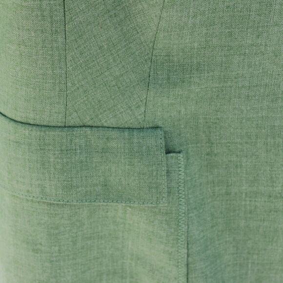 Akris Women's Green Spring Blazer Designer Soft Wool Blend Green Size 12 - Picture 11 of 14